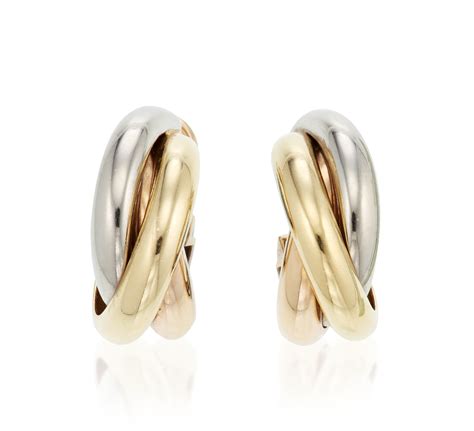 cartier baby trinity earrings|cartier trinity earrings price.